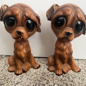 Sad Big Eye Dog - Etsy