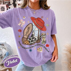 Chemise vintage I Knew It I Knew, chemise d'amitié TS et Toy Story 5, t-shirt Woody Buzz l'Éclair, t-shirts assortis pour la famille Disneyland Toy Story Violet