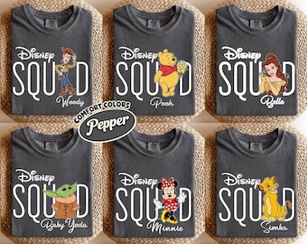 Camiseta personalizada de Disney para grupos, Camiseta familiar de Disney 2026, Camiseta de grupo de Disney, Camiseta de Mickey y sus amigos, Camiseta a juego para viajes a Disney, Camiseta infantil de Disney