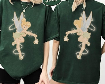 Vintage Comfort Colors Disney Peter Pan Tinker Bell Shirt, Tinkerbell Princess Shirt, Retro Y2K Disney Princess Shirt, Fairy Style Shirt