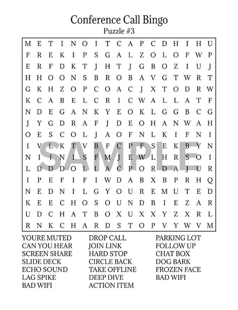 Printable Word Search Puzzle Bundle – Adulting is Hard Vol 19-21