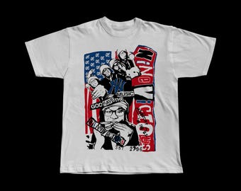 Camiseta Nine Vicious God Save Music / Algodón grueso de corte urbano