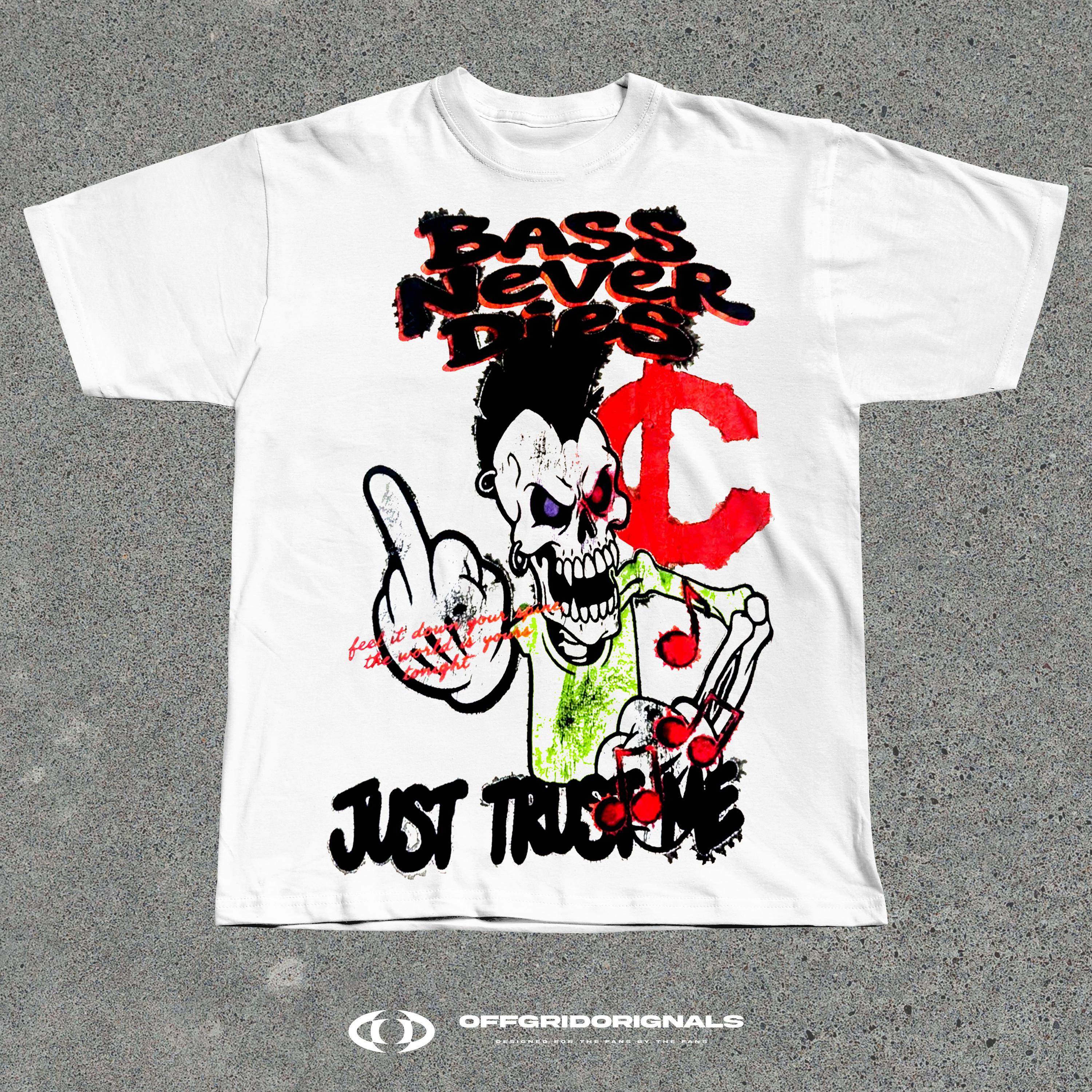 Che Rest in Bass Encore Skull Graphic Tee | Heavyweight Cotton