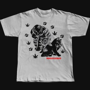 Nettspend Invert Tour Stony Cat T-Shirt | Heavyweight Cotton Streetwear Fit **ALWAYS SIZE UP**