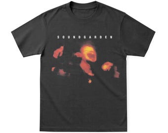 Camiseta Soundgarden Superunknown de los 90 / Algodón grueso, estilo streetwear