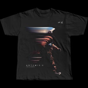 Misión Artemis II de la NASA / Camiseta de peso pesado de primera calidad