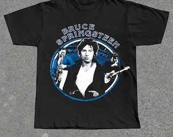 Camiseta de la gira Darkness on the Edge of Town de Bruce Springsteen de 1978 / Camiseta de algodón grueso 100%