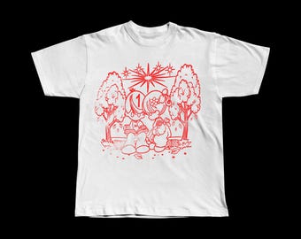 Camiseta de la gira Riverside de Xaviersobased / Algodón grueso, corte streetwear
