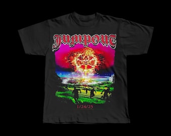 OsamaSon "Jumpout" / Camiseta negra de peso pesado