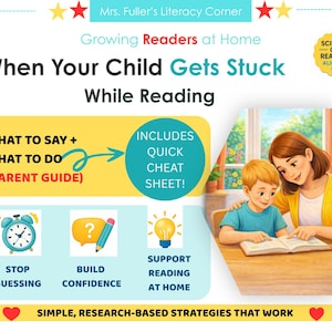 Learn to Read Parent Guide | Help Your Child When They Get Stuck Reading | Phonics and Decodable Reading Support at Home