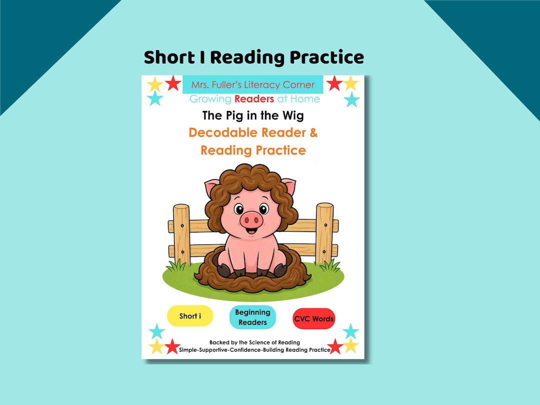 The Pig in the Wig Reading Practice Pack | Short I Decodable Reader ...