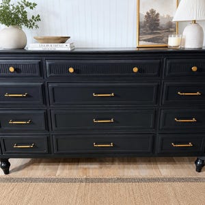black formal summer dresses 9 Drawer Dresser for Bedroom, Black Dresser with LED Lights and Power  Outlet – knoworld