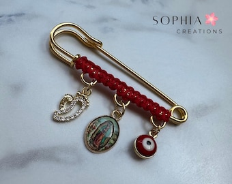 Virgen de Guadalupe | pregnancy safety pin