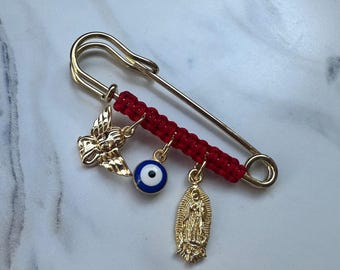 Virgen de Guadalupe | Angel | pregnancy safety pin