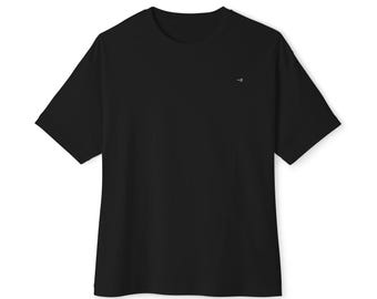 Camiseta holgada de corte cuadrado con acceso a la raíz