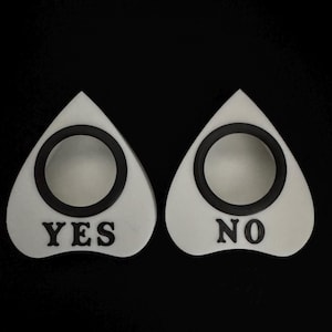 Yes/No Ouija Planchette Cat Ball Stands