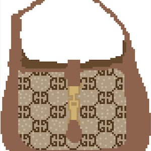 Needlepoint Darling Crystal Bag--- Digitalt diagram