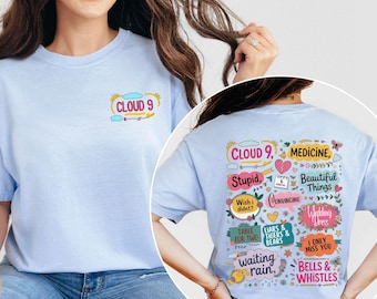 Camiseta musical Cloud 9 2026, camiseta "6 Months Later", atuendo vintage para concierto country, camiseta retro de gira, regalo para fans de la música western, camiseta con colores cómodos