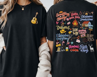 Retro Country Music Shirt, Vintage Country Concert Tee, Western Music Lover T-shirt, Nashville Style Graphic Shirt, Unisex Country Fan Gift