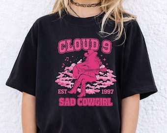 Cloud 9 2026 Music Youth Shirt, Sad Cowgirl Country Concert Tour Tee, Retro Country Music Tee, Western Music Fan Gift, Comfort Colors Tshirt