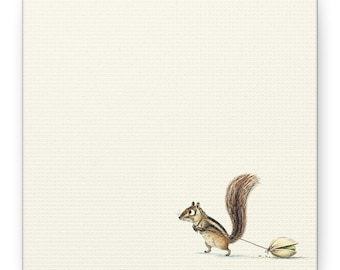 Little Chipmunk, Big Pistachio Canvas