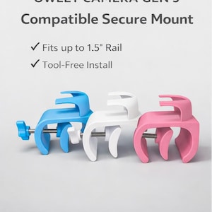 Owlet Camera Dream Sight Mount | Crib, Bassinet, Play Pen Secure Holder (Tool-Free Install)