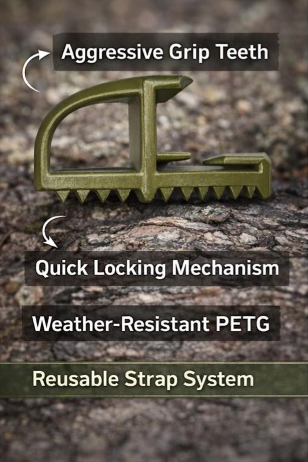Aggressive Lock In Heavy Duty Tree Hooks | Aggressive Grip, Quick Lock System (8 Count) - Etsy