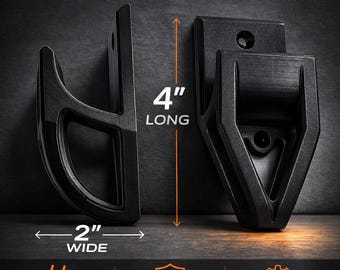 2 Pack Heavy-Duty Compact Ladder Wall Hanger