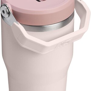 Personalized 20oz Stanley Ice Flow Flip Straw Bottle | Stainless Steel Tumbler | Laser Engraved Travel Cup | Gift for Friend, best for Gym