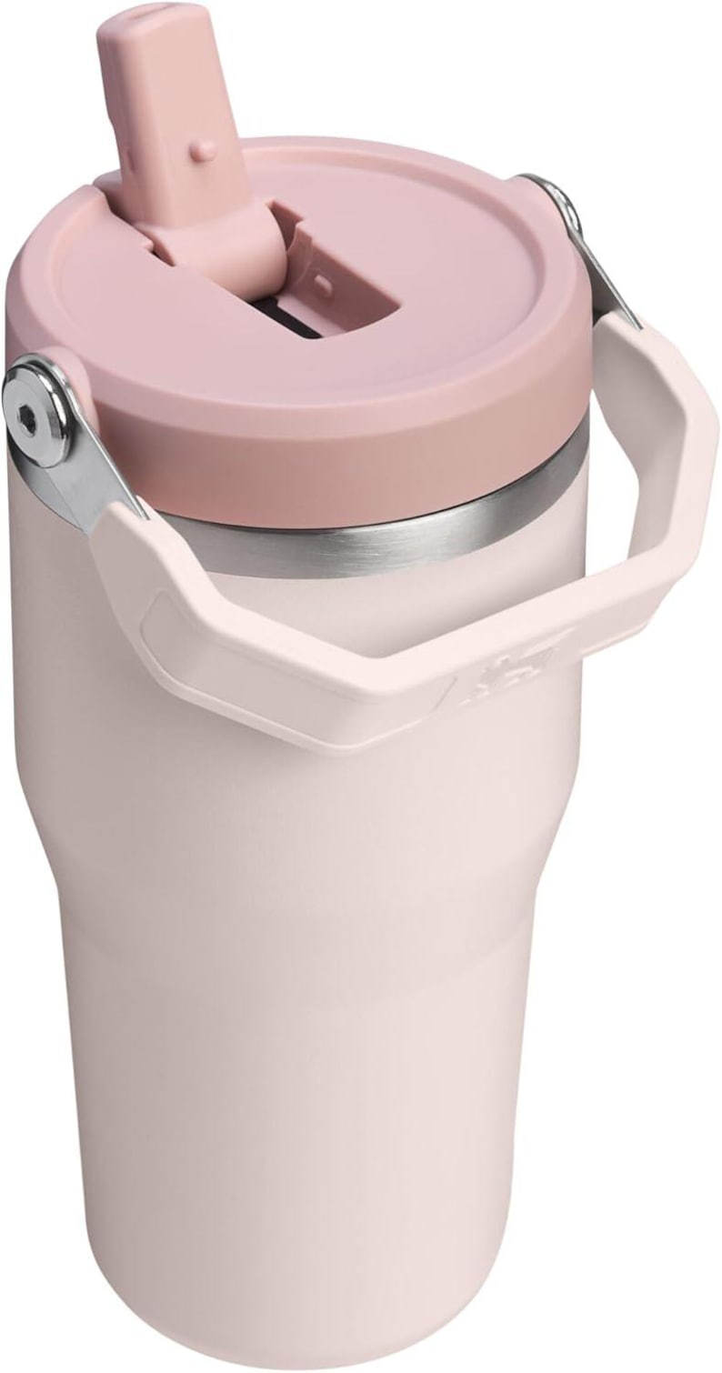 Personalized 20oz Stanley Ice Flow Flip Straw Bottle | Stainless Steel Tumbler | Laser Engraved Travel Cup | Gift for Friend, best for Gym