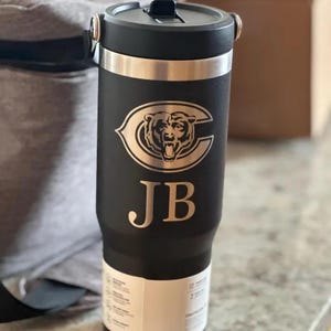 Personalized 20oz Stanley Ice Flow Flip Straw Bottle | Stainless Steel Tumbler | Laser Engraved Travel Cup | Gift for Friend, best for Gym