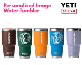 Copo térmico Yeti Rambler personalizado de 30 oz | Copo térmico de aço inoxidável personalizado, copo personalizado com gravação a laser para café, garrafa reutilizável.