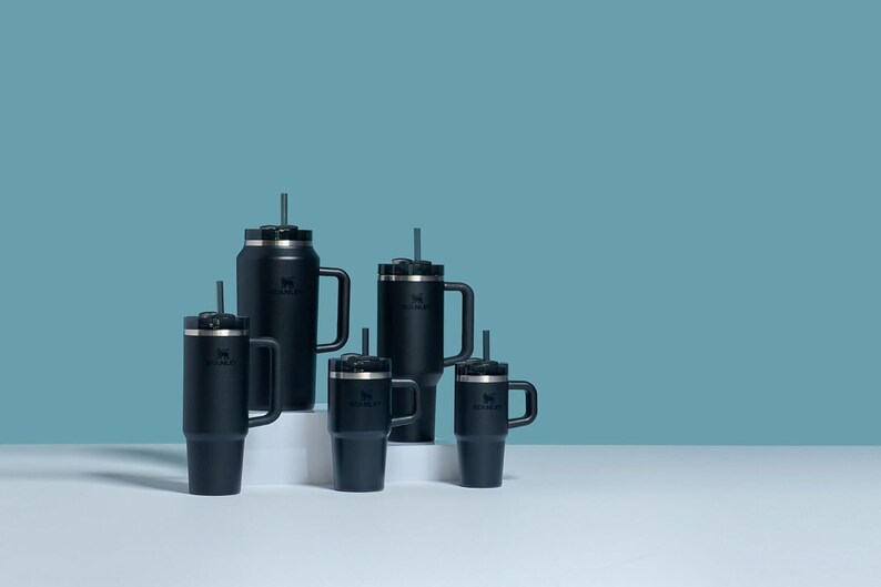 Personlaized Stanley 30oz Name Engraved Laser Engraved Cup Tumbler Custom Laser Engraved Water Bottle 30 oz. and 40 oz. Quencher Name