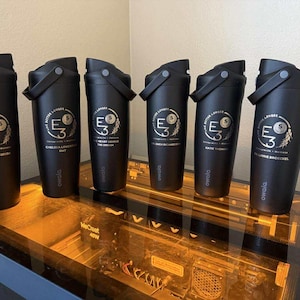 Personalized 18oz Owala FreeSip Twist stainless steel water bottle with laser engraved name, Travel-friendly laser engraved water bottle.