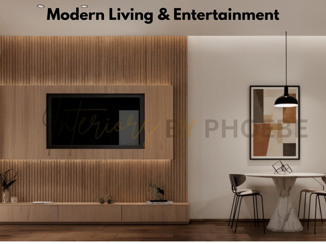 Custom 3D Living Room Design | Modern Lounge Decor Plan | Interior ...