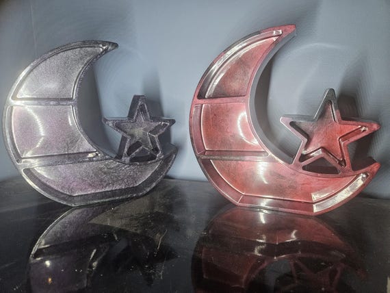 Moon and star shelf/tray