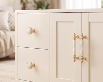 Elegante kastknoppen, ladehandgrepen, meubelgrepen, keukenbeslag, dressoirknoppen, vintage deurgrepen voor huisdecoratie