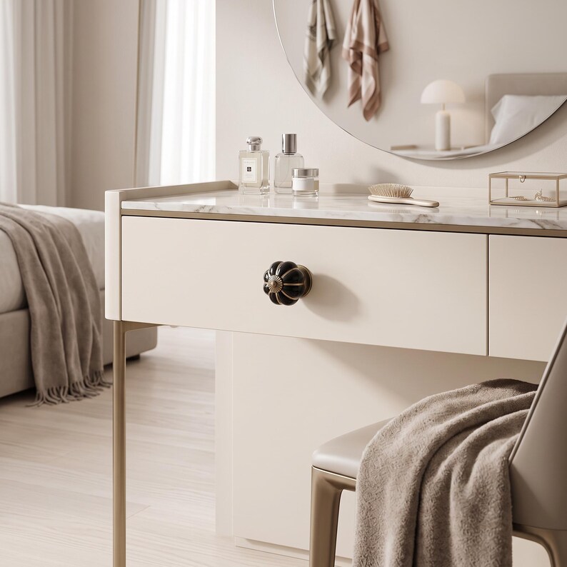 Kürbisförmige Schubladengriffe, Schrankgriffe, Vintage-Küchenbeschläge, dekorative Möbelgriffe, Kommodenschubladengriffe, Landhausstil-Wohndeko-Upgrade Bild 10