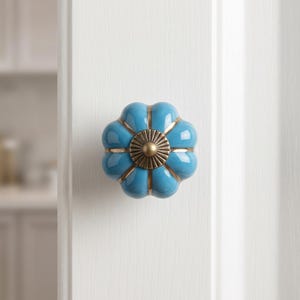 Kürbisförmige Schubladengriffe, Schrankgriffe, Vintage-Küchenbeschläge, dekorative Möbelgriffe, Kommodenschubladengriffe, Landhausstil-Wohndeko-Upgrade Bild 6