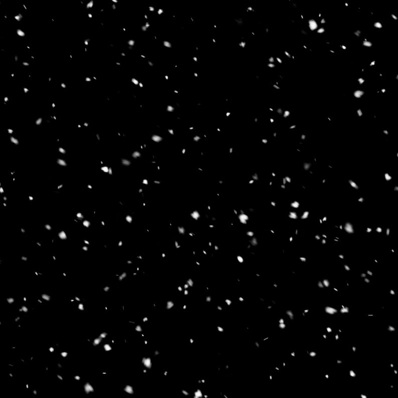 Snowfall Particles 4K Winter Snow Film Overlay | Animated Snowfall Cinematic VFX Bundle ...