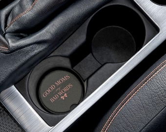 Good Moms Say Bad Words Car Coaster Funny Mom Gift Cute Cup Holder Insert Gift Idea for Her New Mom Gift Car Accessories