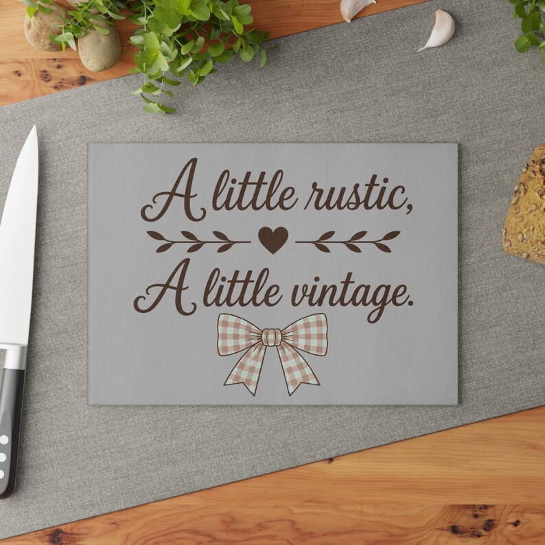 CozyShoppebyTalli Glass Cutting Board - Thumbnail 2
