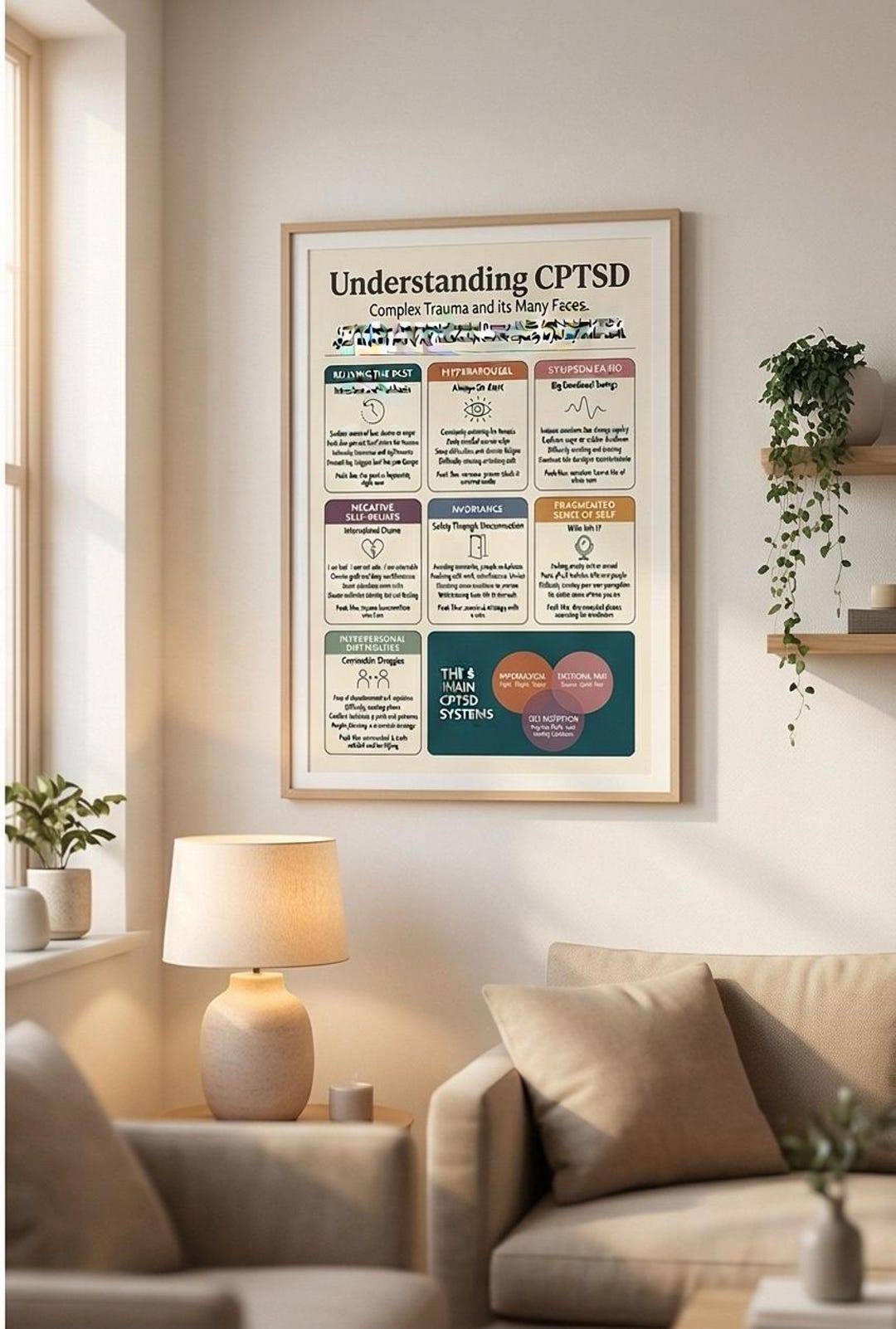 CPTSD Symptoms Poster | Complex Trauma Psychoeducation Print (A2 ...
