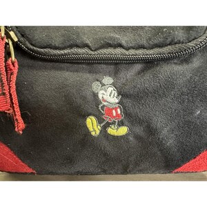 Disney Shopping VINTAGE Mickey Mouse geborduurde lunchtasdoos tweedehands afbeelding 2