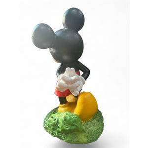 Rare Disney Direct Heavy 10" Mickey Mouse Figure Garden Statue DIG image 3