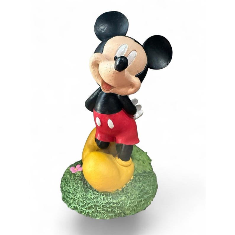Rare Disney Direct Heavy 10" Mickey Mouse Figure Garden Statue DIG image 1
