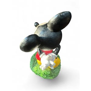 Rare Disney Direct Heavy 10" Mickey Mouse Figure Garden Statue DIG image 6