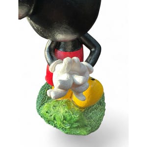 Rare Disney Direct Heavy 10" Mickey Mouse Figure Garden Statue DIG image 7