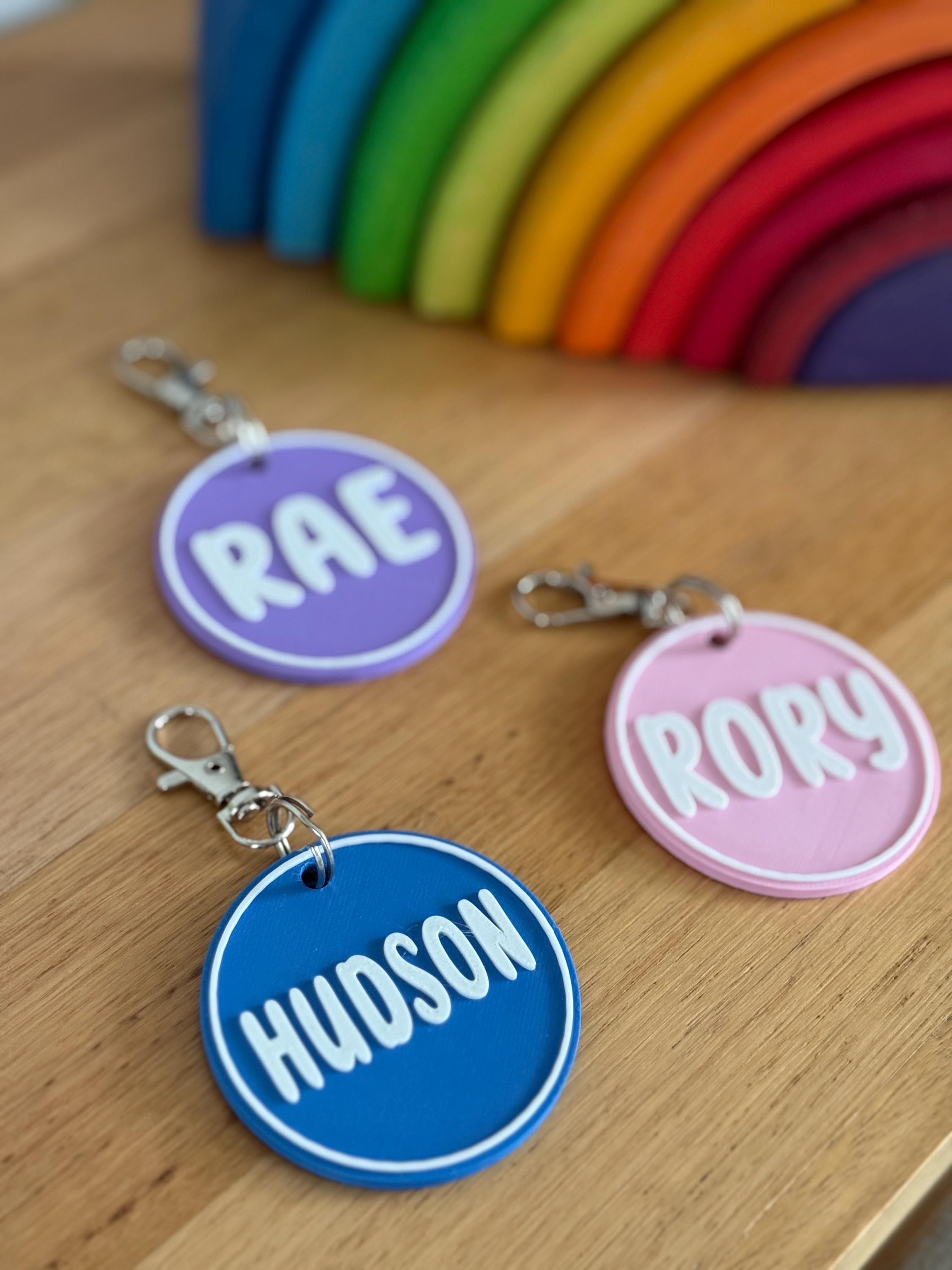 Custom Name Keyrings | 3D Printed Name Keyring - Etsy Australia