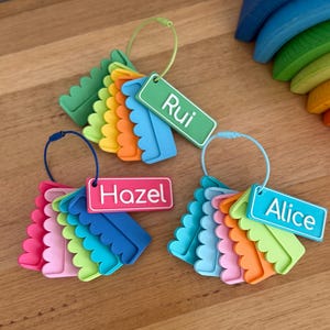 3D Printed Yoto Card Clips | MYO Friendly, Storage with Ring afbeelding 8